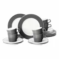 Produktbild: Seltmann Weiden No Limits Moments Kaffeeservice 18-tlg., Porzellan, Anthrazit