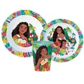 Produktbild: Disney Vaiana Kinder Geschirr-Set 3 tlg Teller Schüssel Becher 260ml