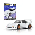 Produktbild: Hot Wheels Premium Car Culture Sammel-Spielzeugauto, Die-Cast Porsche 930 RWB im Maßstab 1:64, Silhouettes Fahrzeug mit Real Riders-Rädern, JBK58