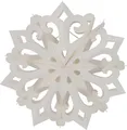 Produktbild: GURU SHOP Snowflake Design Dekoobjekt, Lampenschirm - Modell Alaska, 25x25x10 cm