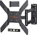 Produktbild: Perlegear TV Wandhalterung Schwenkbar Neigbar für 26-55 Zoll Flach&Curved 45Kg
