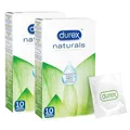 Produktbild: 20 Stk DUREX NATURALS Kondome aus natürlichen Inhaltsstoffen mit Gleitgelschicht