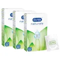 Produktbild: 30 Stk DUREX NATURALS Kondome aus natürlichen Inhaltsstoffen mit Gleitgelschicht