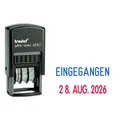 Produktbild: Trodat Printy 4850/L1 Datumsstempel mit Text EINGEGANGEN, Selbstfärber - OVP