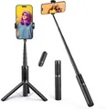 Produktbild: Selfie Stick Kijek 3w1 Aluminium z Pilotem Obracany Teleskopowy CZARNY