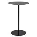 Produktbild: Spetebo Metall Beistelltisch rund schwarz matt - Ø 35 cm - Couchtisch im Bistrotisch Design - Wohnzimmertisch Dekotisch Blumentisch Telefontisch Ablagetisch Deko Tisch in Stehtisch Optik