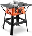 Produktbild: VEVOR Tischkreissäge mit Ständer maximale Schnittkapazität 200 mm Schnittgeschwindigkeit 4800 U/min geeignet für Schreinerei und Möbelbau