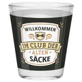 Produktbild: Robustes Sheepworld Schnapsglas mit lustigem Spruch 