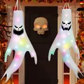 Produktbild: Halloween Deko Outdoor, Halloween Geist Windsock Dekoration Garten mit Led