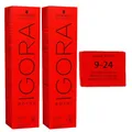 Produktbild: Schwarzkopf Igora Royal 2 x 60 ml 9-24 hellblond asch beige Haarfarbe Cremefarbe