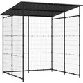 Produktbild: vidaXL Fahrradschuppen 190x190x222 cm Stahl Schwarz 150780