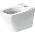 Produktbild: Duravit Stand-WC DuraStyle Kombi 63cm Tiefspüler, für aufgesetzten Spülkasten, Abgang Vario, 21550900001, Farbe: Weiß mit Wondergliss