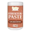Produktbild: Creative Deco Strukturpaste Grobkörnig 2 kg | Ziegelrote Spachtelmasse für Acrylmalerei | Modellierpaste für Kunstprojekte, Acrylfarbe, DIY, 3D-Effekte, Texturen | Mit Palettenmesser aufzutragen