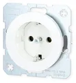 Produktbild: Berker 47432089 Steckdose SCHUKO, R.1/R.3, polarweiß glänzend