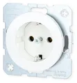 Produktbild: Berker 47432089 Steckdose SCHUKO, R.1/R.3, polarweiß glänzend