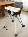 Produktbild: Ingenuity Hochstuhl Mobil Pop ‘N Dine Portable High Chair grau/ weiß
