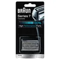Produktbild: Braun Series 7 Elektrorasierer Scherkopf 70S – ORIGINAL Ersatzscherteil und Rasierer Zubehör vom Hersteller – Made in Germany, Kompatibel mit Braun Series 7 Rasierern – Silber, 1er Pack