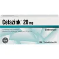 Produktbild: CEFAZINK 20 mg Filmtabletten 100 St