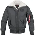 Produktbild: Alpha Industries B15-3 TT Fliegerjacke vintage grey, Größe XL