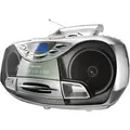 Produktbild: RR 510 (N), Radio silber/schwarz, CD/MP3-Player, Kassettenplayer, UKW-Radio, USB