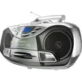 Produktbild: Karcher CD Radio RR 510(N) mit CD Player, UKW Radio, Kassettenspieler, MP3 Player über CD oder USB - Silber