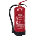 Produktbild: Protex – Schaum-Feuerlöscher SD6 E – 6 Liter – fluorfrei – für die Brandklassen A und B – nach DIN EN 3 – 11 kg – mit praktischer Halterung – mit Prüfplakette – Made in EU