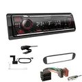Produktbild: Kenwood KMM-BT408DAB 1-DIN Digital Media Receiver Autoradio DAB+ Bluetooth USB Einbauset passend für FIAT Barchetta 1995-2005 schwarz