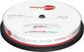 Produktbild: 20 Primeon Rohlinge Blu-ray BD-R DL full printable ultragloss water 50GB Spindel