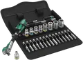 Produktbild: WERA 05004016001 - Steckschlüsselsatz, Multi, 1/4'', 28 -teilig, Zyklop Speed