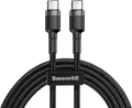 Produktbild: Baseus Cafule, 2 m, USB C, USB C, 0,48 Gbit/s, Schwarz, Grau