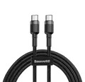 Produktbild: Baseus Nylonkabel USB-C PD / USB-C PD PD2.0 60W 20V 3A QC3.0 2M USB-Kabel
