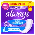 Produktbild: always Slipeinlage Daily Protect Long  ohne Duft Gigapack