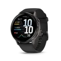 Produktbild: Garmin Venu 4, Schwarz/Schiefergrau, 45 mm Smartwatch mit Schnellwechsel-Armband, 22mm