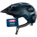 Produktbild: ABUS MTB-Helm MoTrip - robuster Fahrradhelm mit höhenverstellbarem Schirm für Mountainbiker - individuelle Passform - Unisex - Blau Glänzend, S