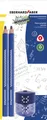 Produktbild: 3 EBERHARD FABER Bleistift-Set TRI WINNER, 2B, blau, 3-teilig