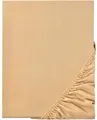 Produktbild: Spannbettlaken 180/200 x 200/200 cm Mikrofaser Beige Sand NatureMark