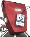 Produktbild: Gepäckträger Tasche Fahrradtasche wasserdicht + Halterungssystem merlot Büchel