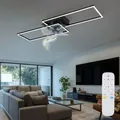Produktbild: Deckenleuchte Deckenventilator Wohnzimmerlampe LED Fernbedienung dimmbar L 90 cm