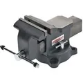 Produktbild: red Parallel-Schraubstock, drehbar schwarz, Spannbereich 125mm