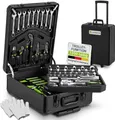 Produktbild: Juskys Werkzeugkoffer - 1200 teilig, gefüllt, Werkzeugtrolley