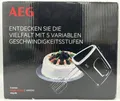 Produktbild: AEG 3 series Hand Mixer HM3310 | Handrührgerät Schwarz Silber | 450 W | 5 Stufen