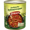 Produktbild: Erasco Serbische Bohnensuppe (1 x 750 ml), In rund 5 Minuten fertig – Mit viel Gemüse und Speck – Ohne Schnickschnack - Natürlich lecker