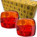 Produktbild: 2x Hella 2SE002578-701 Rücklicht heckleuchten anhänger  Bremslichter 12V ECE LKW