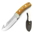 Produktbild: Puma-Knives Jagdmesser IP Schwarzwild, 820055, mit Lederscheide, Klinge feststehend