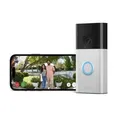 Produktbild: Ring Akku-Videotürklingel Battery Video Doorbell WLAN Sicherheitskamera Silber