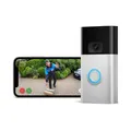 Produktbild: Ring Akku-Videotürklingel (Neuste Generation) WLAN-Sicherheitskamera