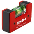 Produktbild: SOLA Kompakt Wasserwaage GO! MAGNETIC 6,8cm, 01621101 magnetwasserwaage