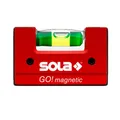 Produktbild: Sola Kompakt Wasserwaage GO! Magnetic magnetisch rot 6,8 cm 01621201