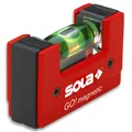 Produktbild: Mini Wasserwaage 6.8 cm Sola GO! magnetic Polyamid Magnetwasserwaage Leuchtbelag