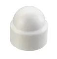 Produktbild: Abdeckkappen M8 für Sechskantschrauben rund weiß - 8 Stk.
